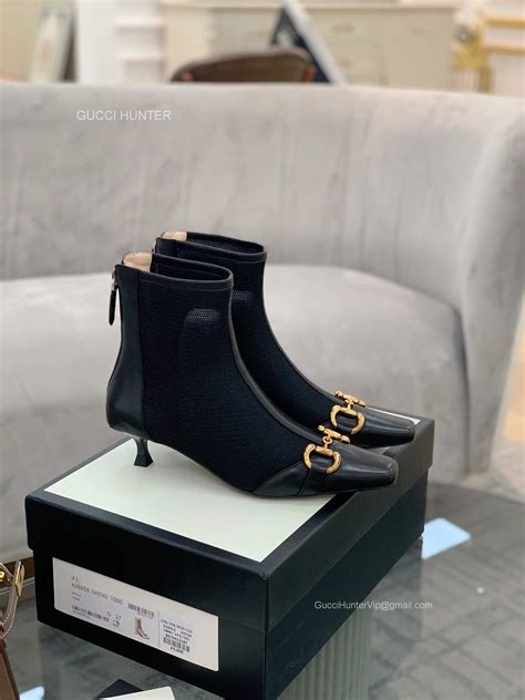 fake gucci ankle boots|high heel gucci boots.